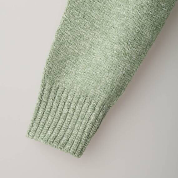 ボトルネックウール混ニットプルオーバー (70021) 5枚目画像