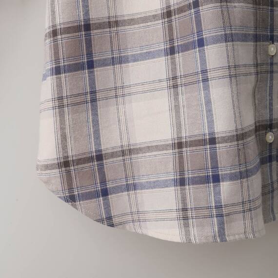 起毛チェック柄シャツ(50021) 6枚目画像