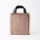 フェイクファー　スクエアトートバッグ　(90045) 1枚目画像