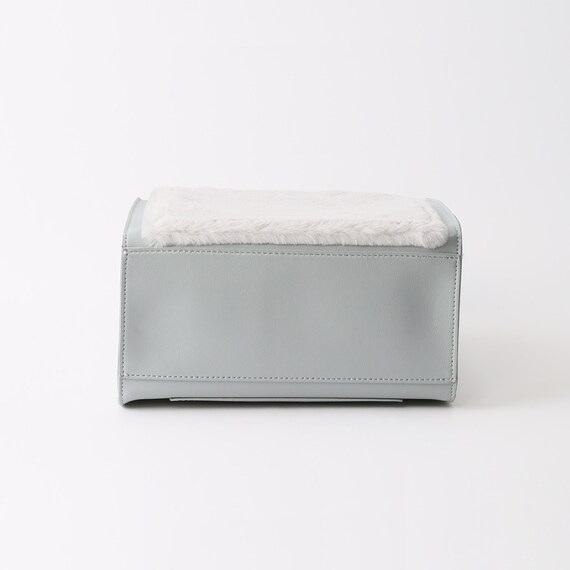 フェイクファー　スクエアトートバッグ　(90045) 6枚目画像