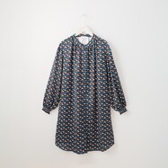 ジオメトリック柄チュニックブラウス　(50022)