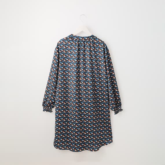 ジオメトリック柄チュニックブラウス (50022) 2枚目画像