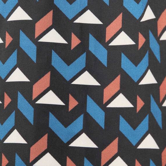 ジオメトリック柄チュニックブラウス　(50022) 3枚目画像