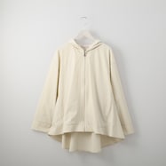 はっ水加工素材ティアードロングパーカー (11001)