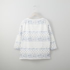 綿スラブMIXボーダー7分袖Tシャツ (61002) 2枚目画像