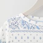 綿スラブＭＩＸボーダー７分袖Ｔシャツ　(61002) 4枚目画像