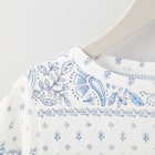 綿スラブMIXボーダー7分袖Tシャツ (61002) 4枚目画像