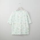 綿スラブ更紗柄５分袖Ｔシャツ　(61003) 1枚目画像