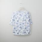 綿スラブ更紗柄5分袖Tシャツ (61003) 2枚目画像