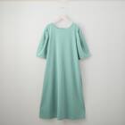 袖タックカットジョーゼットワンピース　(61005) 1枚目画像