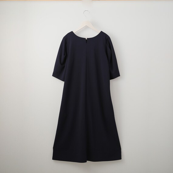 袖タックカットジョーゼットワンピース　(61005) 2枚目画像