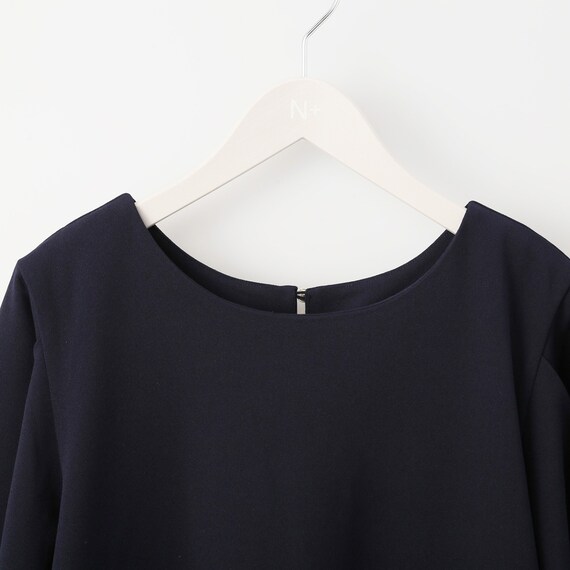 袖タックカットジョーゼットワンピース　(61005) 4枚目画像