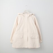 家で洗えるフーデットコート　(01004)