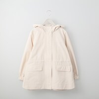 家で洗えるフーデットコート　(01004)