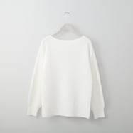 ボーダー柄ドルマンニットプルオーバー (71005)