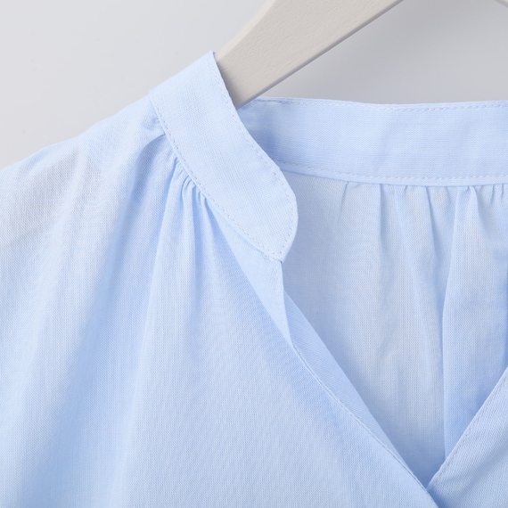 シャンブレースキッパーブラウス (51004) 4枚目画像