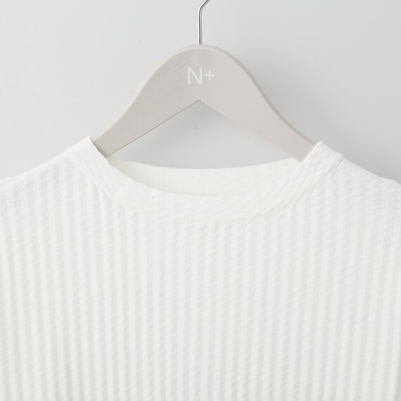 ３Ｄ編み地７分袖プルオーバー　(71007) 4枚目画像