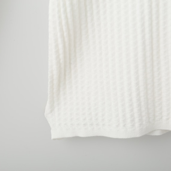 ３Ｄ編み地７分袖プルオーバー　(71007) 6枚目画像