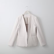 ライトダブルクロスノーカラージャケット (11011)