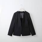 ライトダブルクロスノーカラージャケット　(11011) 1枚目画像