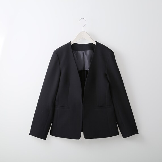 ライトダブルクロスノーカラージャケット (11011) 1枚目画像