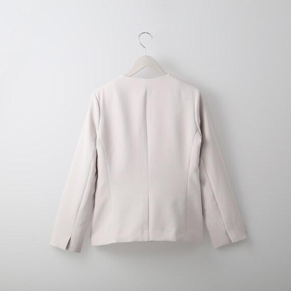 ライトダブルクロスノーカラージャケット　(11011) 2枚目画像