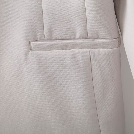 ライトダブルクロスノーカラージャケット (11011) 4枚目画像