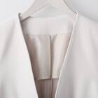 ライトダブルクロスノーカラージャケット　(11011) 5枚目画像