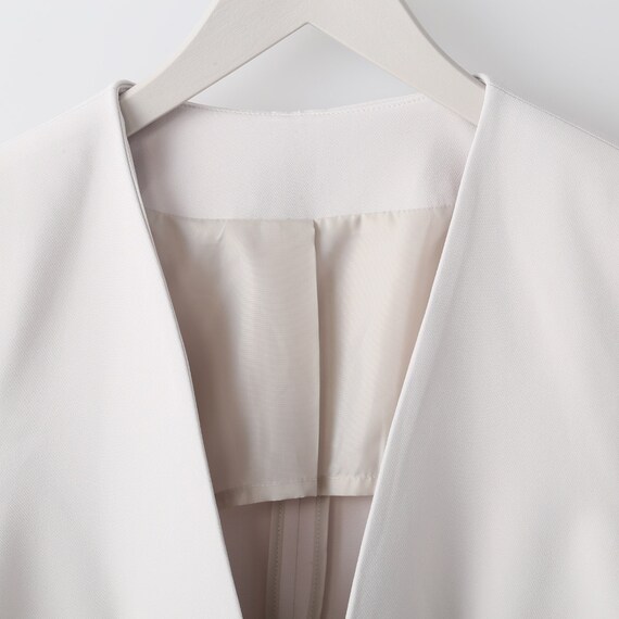 ライトダブルクロスノーカラージャケット　(11011) 5枚目画像