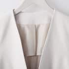 ライトダブルクロスノーカラージャケット (11011) 5枚目画像