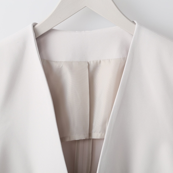 ライトダブルクロスノーカラージャケット (11011) 5枚目画像