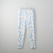 ペイントリーフ柄プリントレギンスパンツ　(21003)