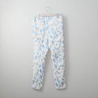 ペイントリーフ柄プリントレギンスパンツ (21003) 6枚目画像