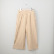 【N+商品】すっきりストレッチセミワイドパンツ　(21010)