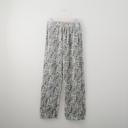 花柄細プリーツパンツ (21011)