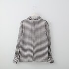 ラメ糸幾何柄ボウタイブラウス (51005) 2枚目画像