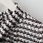 ラメ糸幾何柄ボウタイブラウス (51005) 4枚目画像