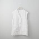 パール調ボタンツイードジレ (11008) 1枚目画像