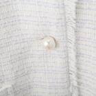 パール調ボタンツイードジレ　(11008) 4枚目画像