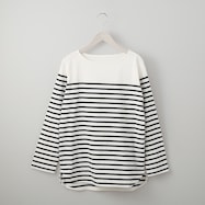 パネルボーダー長袖カットソー (61007)