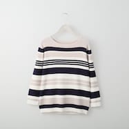 マルチボーダーニットプルオーバー (71009)