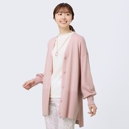 ゆるシルエットまろやかニットカーディガン　(81004)