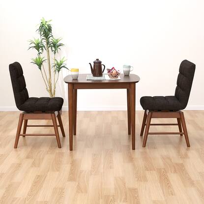 ダイニングテーブル3点セット(DTライジング80/DCライジング MBR/DBR  