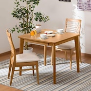 ダイニングテーブル3点セット(DTロレイン5 80/DCロレイン2)