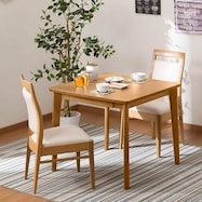 ダイニングテーブル3点セット(DTロレイン5 80/DCロレイン3)