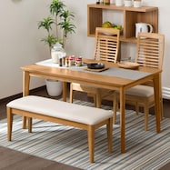 ダイニングテーブル4点セット(ロレイン5/マライア3/ロレイン3)