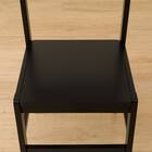 ダイニングチェア(トーンS BK) 6枚目画像
