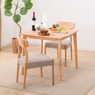 抗菌防臭・抗ウイルス加工済み ダイニングテーブル5点セット(DTアルナスDF80/ダイニングチェアアルナス)