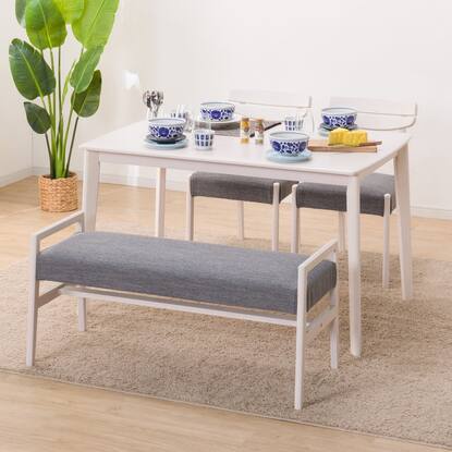 抗菌防臭・抗ウイルス加工済み ダイニングテーブル4点セット(DT  