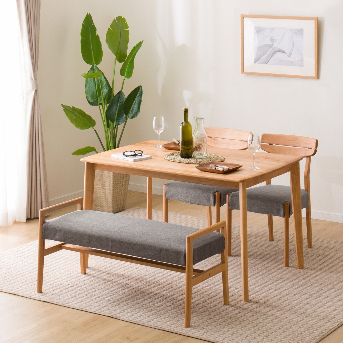 超美品 ニトリ アルナス フリーテーブル 天然木　ナチュラル NITORI 超美品 ニトリ アルナス フリーテーブル 天然木 ナチュラル